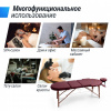 Массажный стол Unix Comfort 3 Section Burgundy от магазина Perfect Trainers