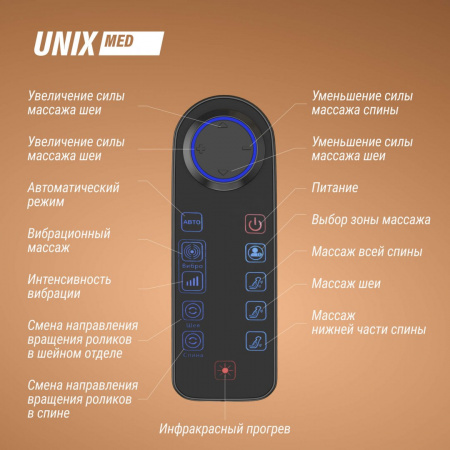 Массажное кресло Unix Авола / Avola серый от магазина Perfect Trainers