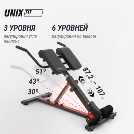 Гиперэкстензия Unix Fit R-Chair 150G от магазина Perfect Trainers