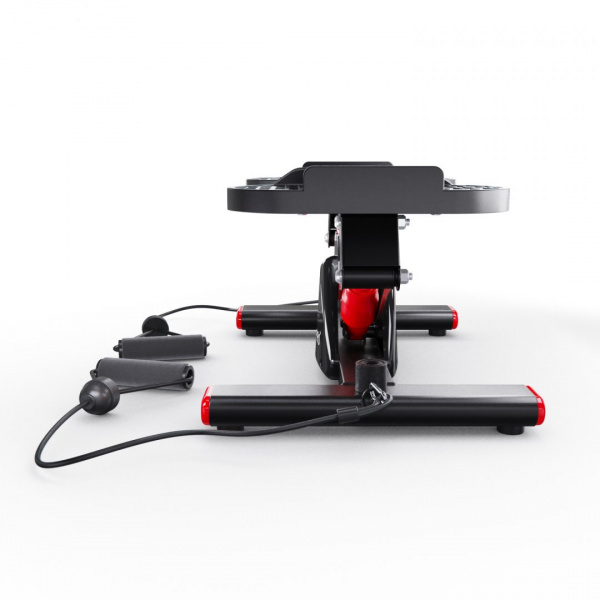 Балансировочный степпер DFC XtivePRO с эспандерами, черно-красный от магазина Perfect Trainers