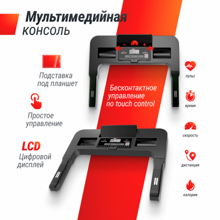 Беговая дорожка Unix Fit ST-440N черный от магазина Perfect Trainers