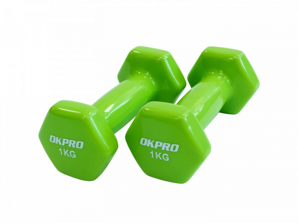 Гантель виниловая 1 кг для групповых программ от магазина Perfect Trainers