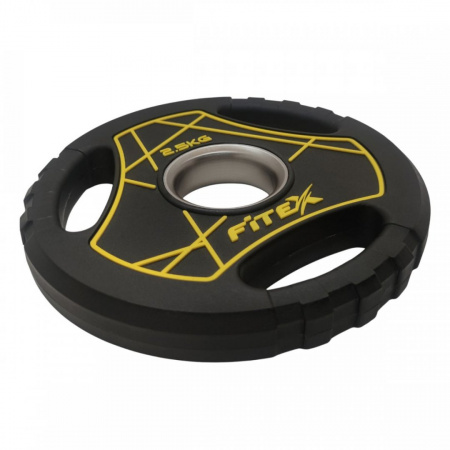 Диск Олимпийский 2.5 кг полиуретановый с ручками Fitex Pro LP-2,5 от магазина Perfect Trainers