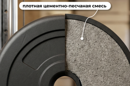 Диск 26 мм. пластиковый 2,5 кг VictoryFit VF-SPL26025 от магазина Perfect Trainers