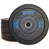 Диск бамперный черный 20 кг Fitex Pro FTX-1037-20 от магазина Perfect Trainers