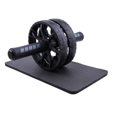 Ролик для пресса с ковриком под колени Unix Fit D15,5 см, черный от магазина Perfect Trainers