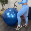 Фитбол с насосом Unix Fit антивзрыв, 75 см, голубой от магазина Perfect Trainers