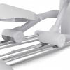 Эллиптический тренажер Unix Fit MV-850 (ручной наклон / Manual Incline) зеркальный от магазина Perfect Trainers