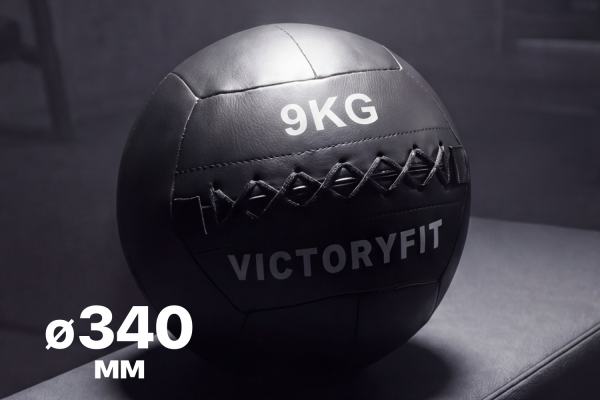 Мяч тренировочный (Wall Ball) 9 кг VictoryFit VF-WBA090 от магазина Perfect Trainers