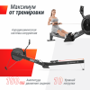 Гребной тренажер Unix Fit  аэродинамическая нагрузка / Air Rower-X черный от магазина Perfect Trainers