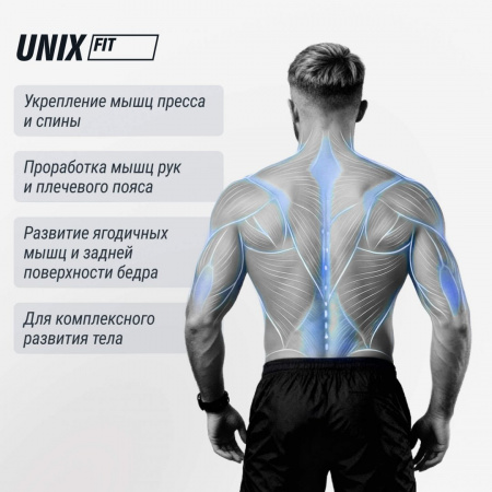 Скамья для пресса Unix Fit для подъема корпуса / Sit-up 140 от магазина Perfect Trainers