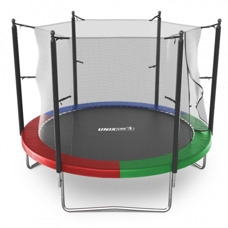 Батут с сеткой Unix line Simple 10 ft Color (inside) от магазина Perfect Trainers