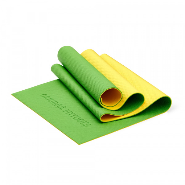 Коврик для йоги Original Fittools Banana Lime FT-YGM06S-BananaLime (6 мм) от магазина Perfect Trainers