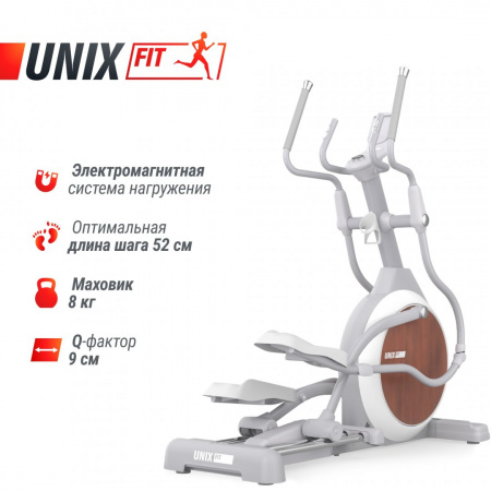 Эллиптический тренажер Unix Fit MV-850 (Автонаклон / Auto Incline) деревянный от магазина Perfect Trainers