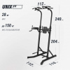 Турник-пресс-брусья Unix Fit силовая стойка / Power Tower 150 от магазина Perfect Trainers