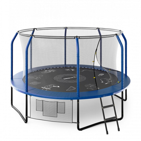 Батут Unix Line Премиальный с играми / Supreme Game 12 ft (366 см) синий от магазина Perfect Trainers