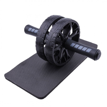 Ролик для пресса с ковриком под колени Unix Fit D15,5 см, черный от магазина Perfect Trainers