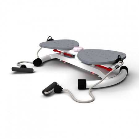 Фитнес платформа/горнолыжный тренажёр DFC Twister Bow TW-S108GR с эспандерами от магазина Perfect Trainers