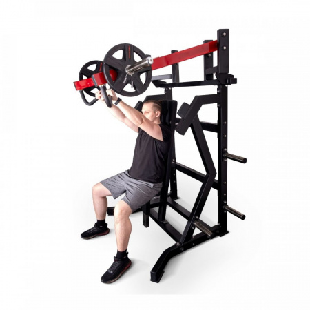 Наклонный грудной жим на свободных весах Protrain PP101 (черно-красный) от магазина Perfect Trainers
