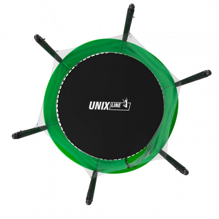 Батут с сеткой Unix line Simple 6 ft Green (inside) от магазина Perfect Trainers