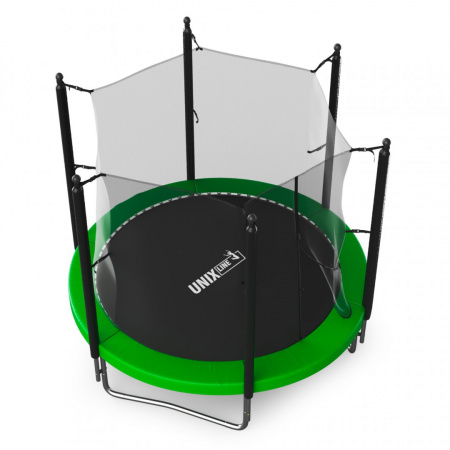 Батут с сеткой Unix line Simple 8 ft Green (inside) от магазина Perfect Trainers