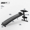Скамья для пресса Unix Fit для подъема корпуса / Sit-up 140 от магазина Perfect Trainers