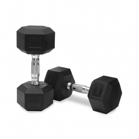 Набор гексагональных гантелей Rebel RGHEX-110 (SET) (10x1-10 кг) от магазина Perfect Trainers