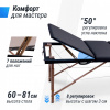 Массажный стол Unix Standard 3 Section Black от магазина Perfect Trainers