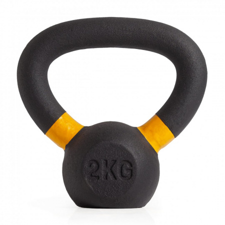 Гиря чугунная с цветным кольцом 2 кг (модель: К-3) VictoryFit VF-KCR020 от магазина Perfect Trainers