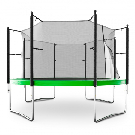 Батут с сеткой Unix line Simple 12 ft Green (inside) от магазина Perfect Trainers