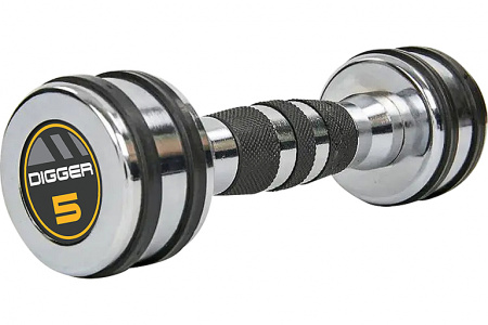 Комплект хромированных гантелей 10 пар от 1 до 10 кг HD51D5B-1-10 от магазина Perfect Trainers