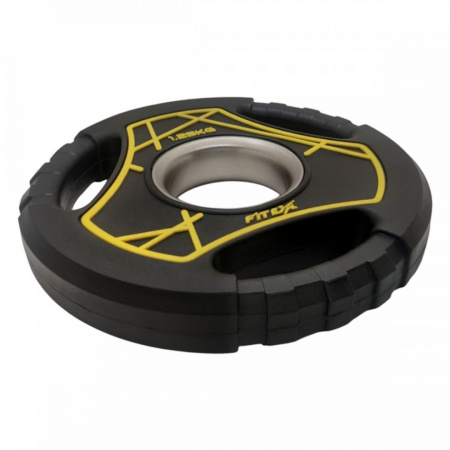 Диск Олимпийский 1,25 кг полиуретановый с ручками Fitex Pro LP-1.25 от магазина Perfect Trainers
