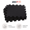 Коврик-пазл Unix Fit влагостойкий для йоги и фитнеса, 30 х 30 х 1 см, черный, 4 шт. от магазина Perfect Trainers
