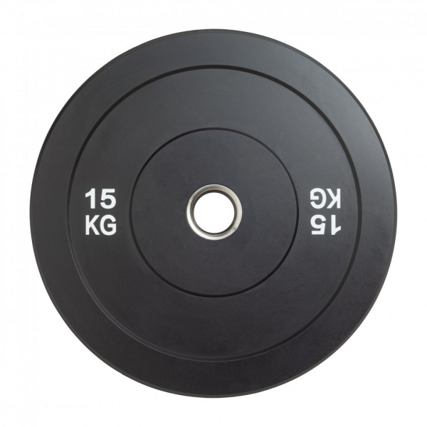 Диск бамперный 51 мм, обрезиненный 15 кг, VictoryFit VF-D51150 от магазина Perfect Trainers