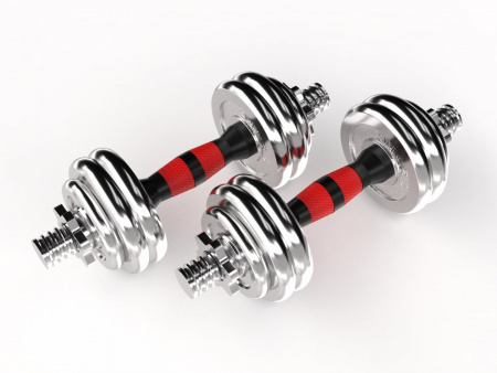 Набор гантелей Unix Fit в кейсе 15 кг от магазина Perfect Trainers