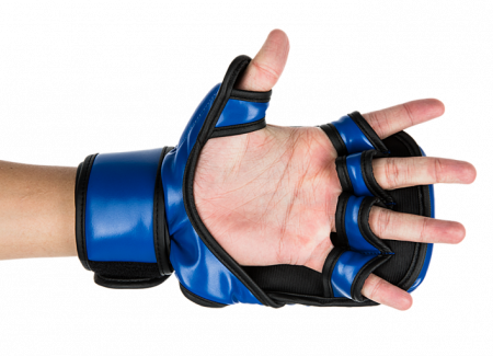 UFC Перчатки MMA для спарринга 8 унций синие S/M от магазина Perfect Trainers