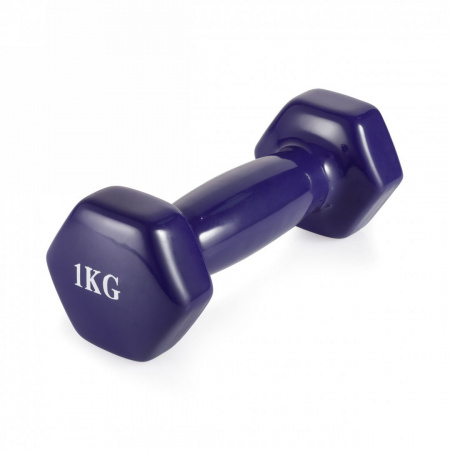 Гантель неразборная 1 кг. винил VictoryFit VF-DV010 от магазина Perfect Trainers